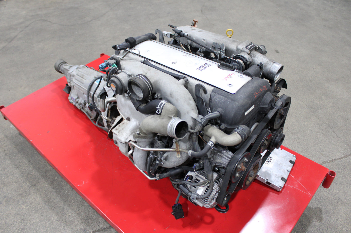 JDM TOYOTA 1JZGTE VVTI 2.5L TURBO MOTOR JDM 1JZ FRONT SUMP WIRING AUTO TRANS