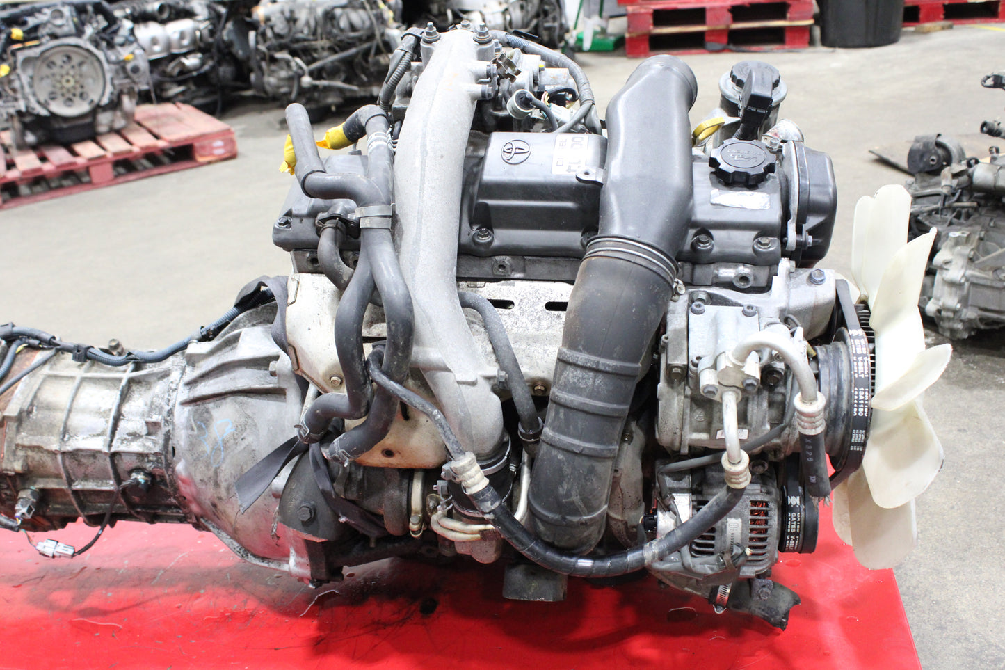 JDM 1KZ-TE TOYOTA 4RUNNER HILUX SURF TURBO DIESEL ENGINE 3.0L 4X4 MANUAL TRANS