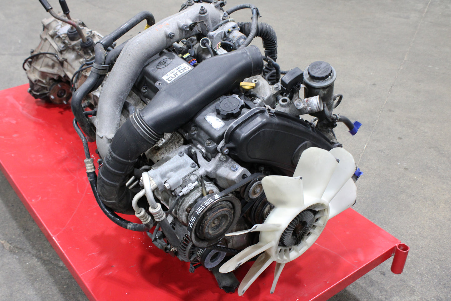 JDM 1KZ-TE TOYOTA 4RUNNER HILUX SURF TURBO DIESEL ENGINE 3.0L 4X4 MANUAL TRANS