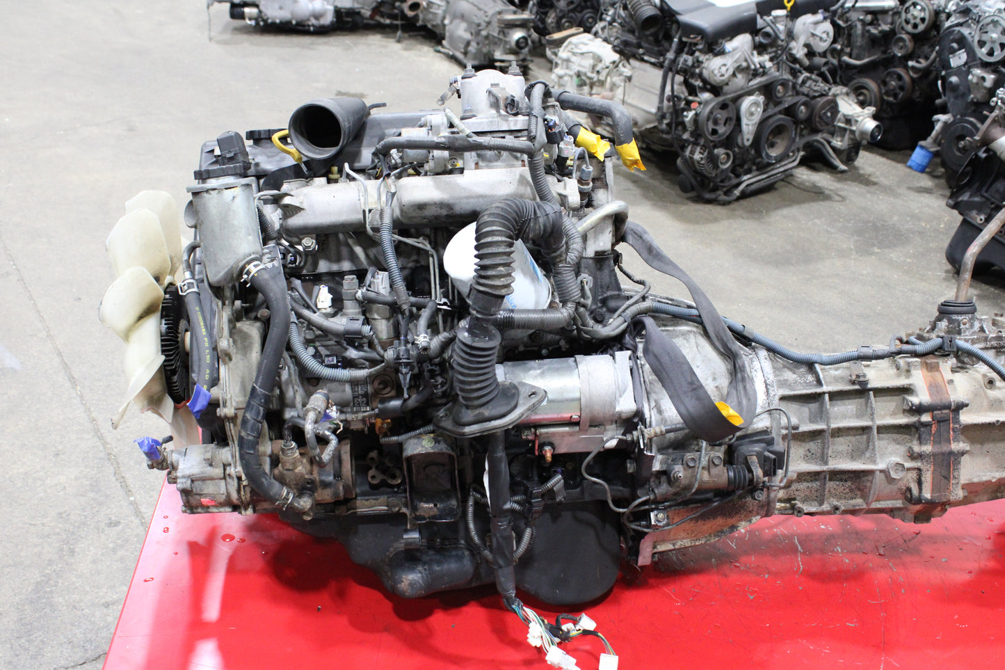 JDM 1KZ-TE TOYOTA 4RUNNER HILUX SURF TURBO DIESEL ENGINE 3.0L 4X4 MANUAL TRANS